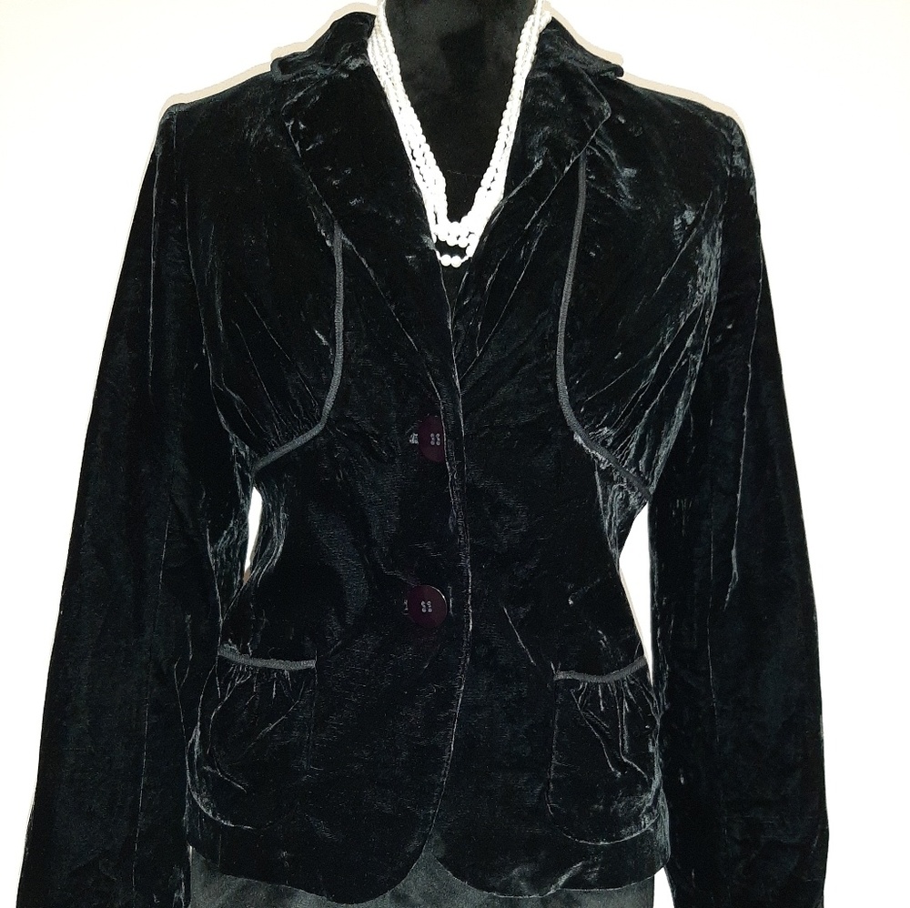 Black Velvet Blazer
